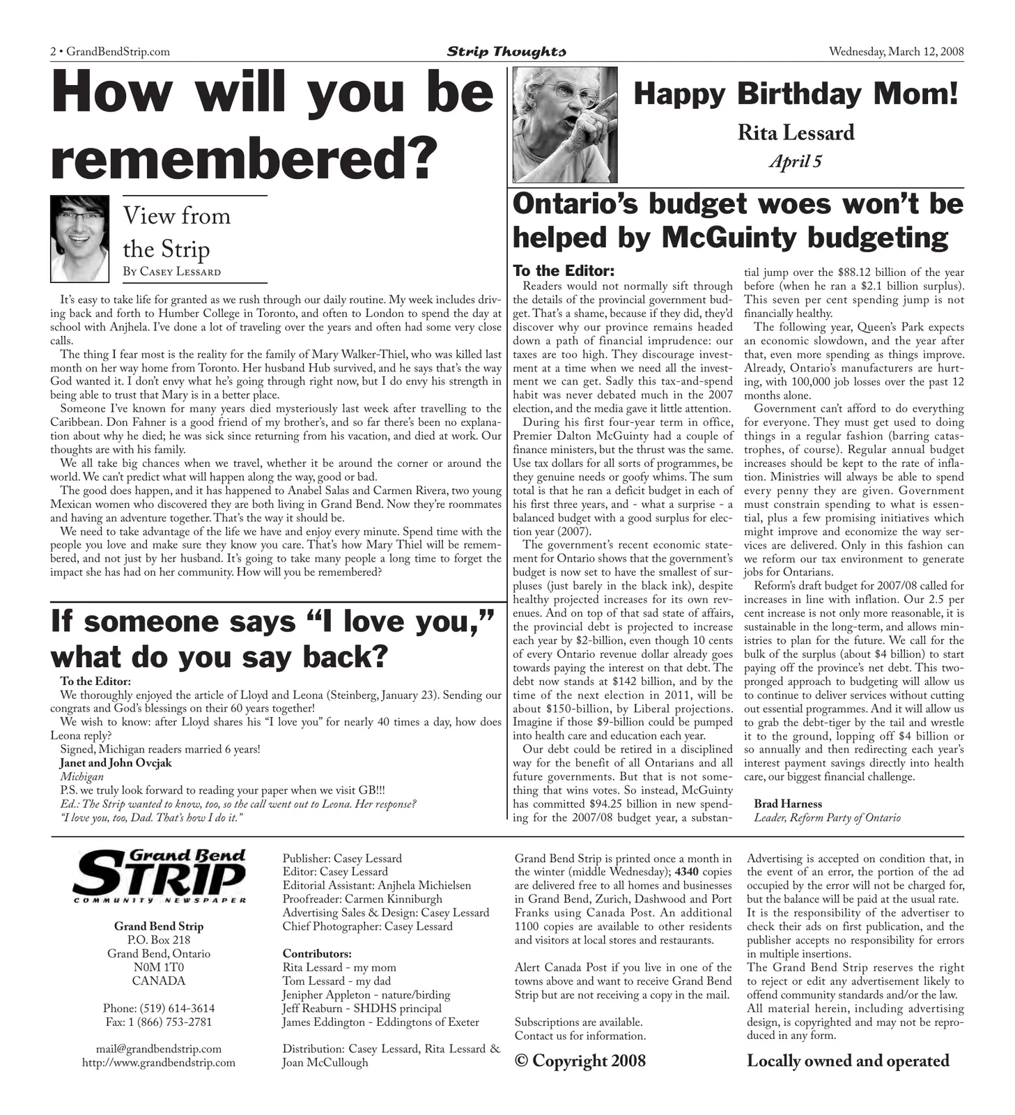 Volume 1, Number 18, page 2 of 12