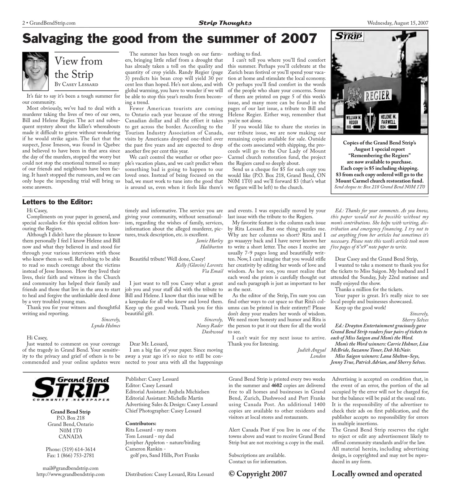 Volume 1, Number 8, page 2 of 12