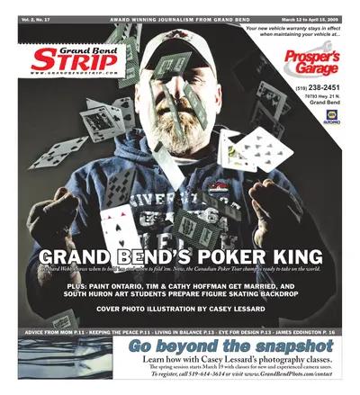 Front page of the Grand Bend Strip, March 12, 2009