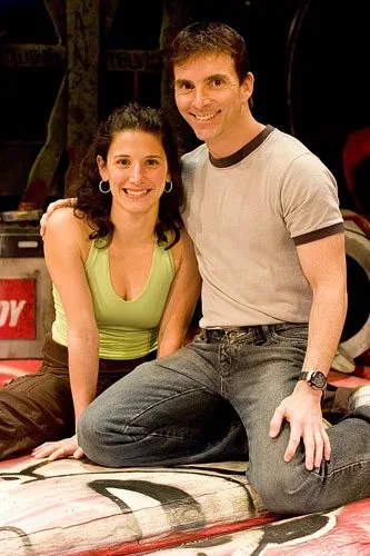 Neesa Kenemy and Michael Donald are Rumpleteazer and Mungojerrie in Cats at the Huron Country Playhouse
