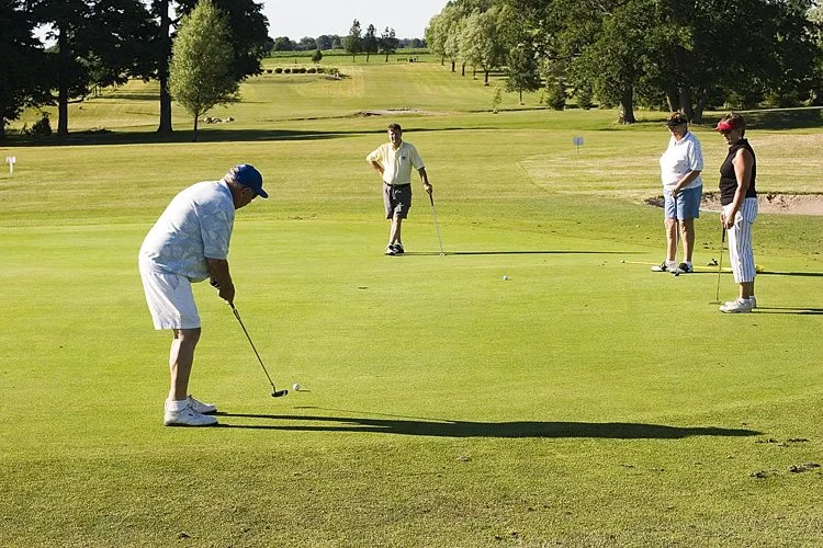 Exeter Golf Club’s most difficult and interesting hole, #7