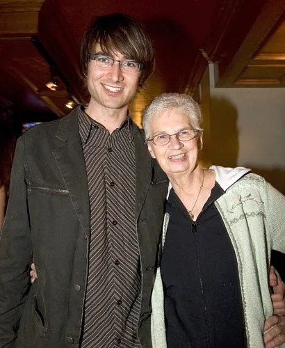 Publisher Casey Lessard with his very supportive mother Rita Lessard.