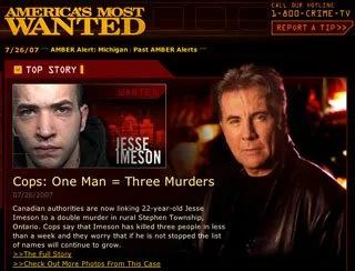 Jesse Norman Imeson on America’s Most Wanted